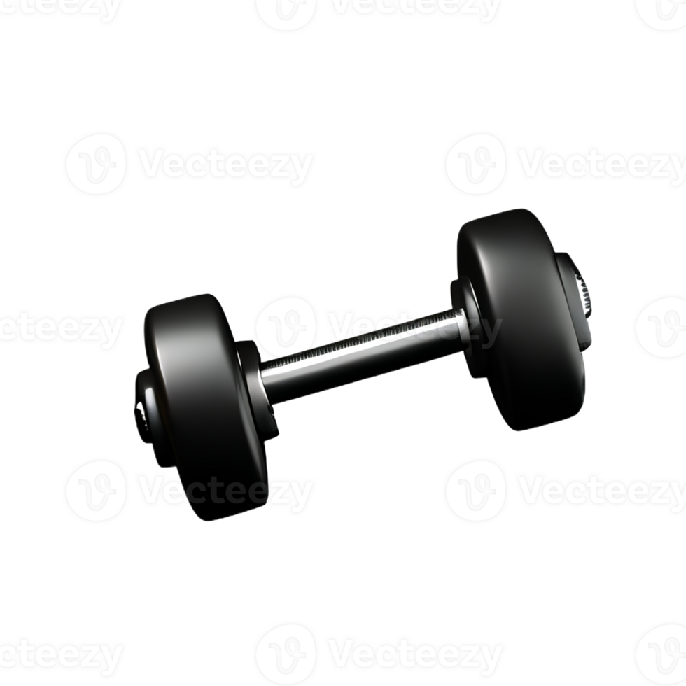 dumbbell  3d rendering icon illustration png