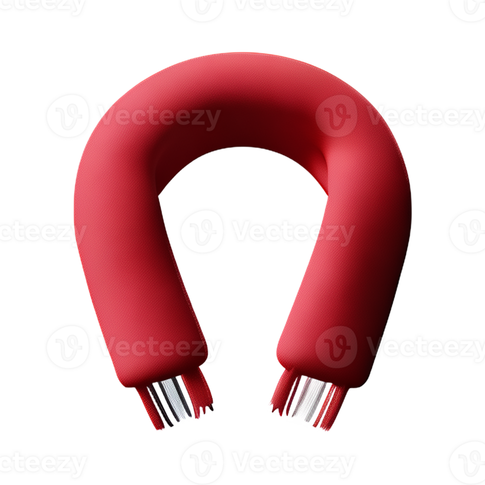 scarf 3d rendering icon illustration png