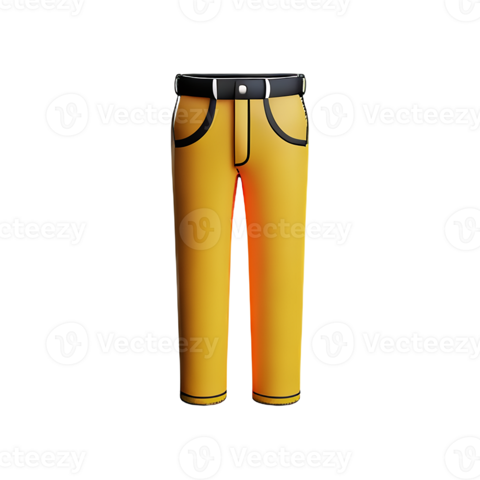 pants 3d rendering icon illustration png