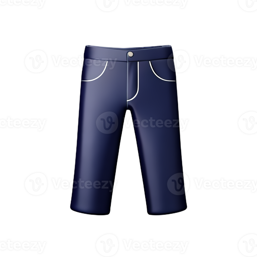 pants 3d rendering icon illustration png