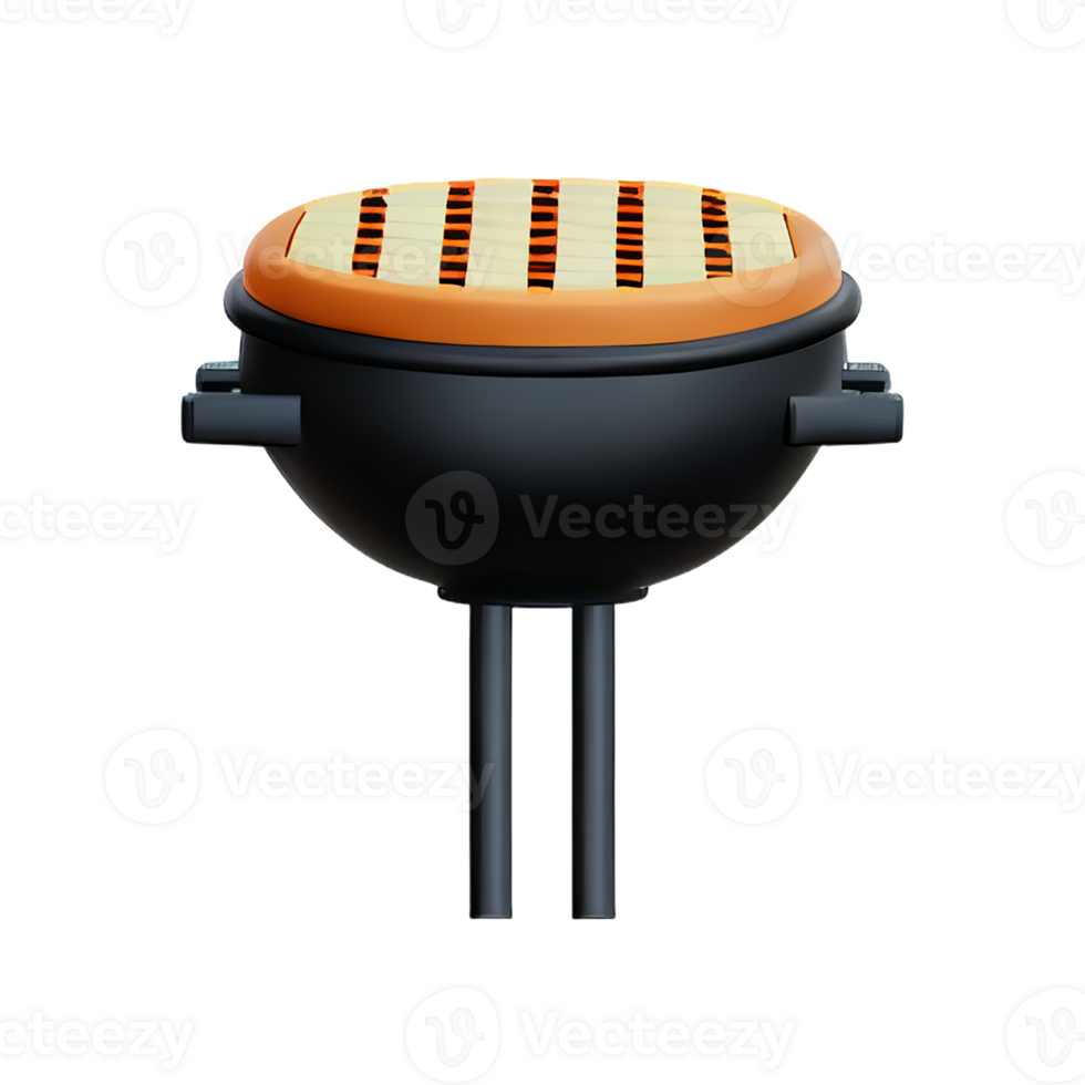 grill 3d rendering icon illustration png