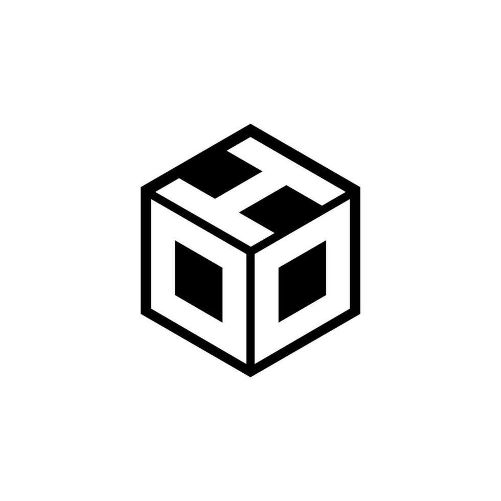 DDH Letter Logo Design, Inspiration for a Unique Identity. Modern Elegance and Creative Design. Watermark Your Success with the Striking this Logo. vector