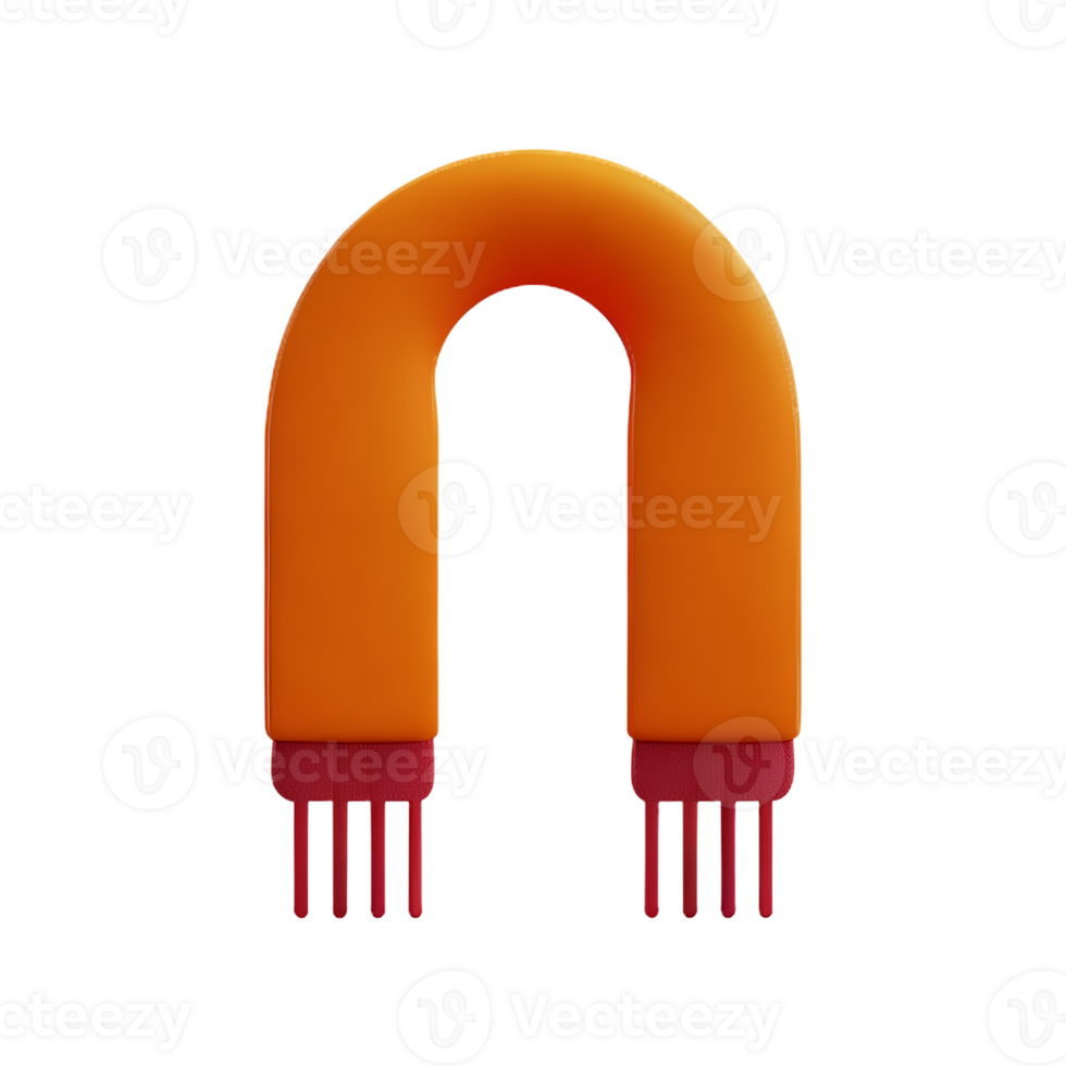 scarf 3d rendering icon illustration png