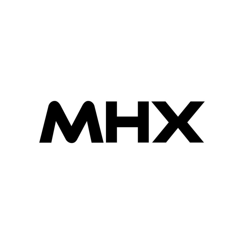 mhx letra logo diseño, inspiración para un único identidad. moderno elegancia y creativo diseño. filigrana tu éxito con el sorprendentes esta logo. vector