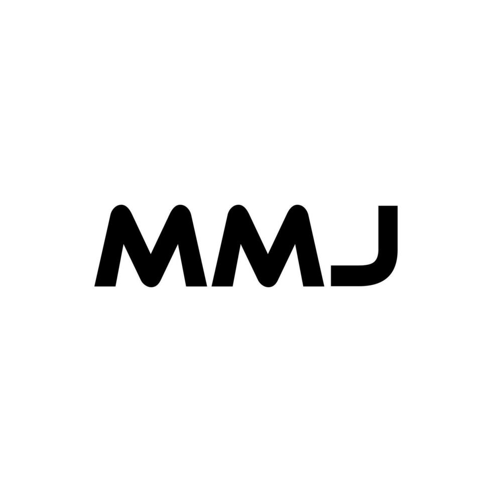 MMJ Letter Logo Design, Inspiration for a Unique Identity. Modern Elegance and Creative Design. Watermark Your Success with the Striking this Logo. vector