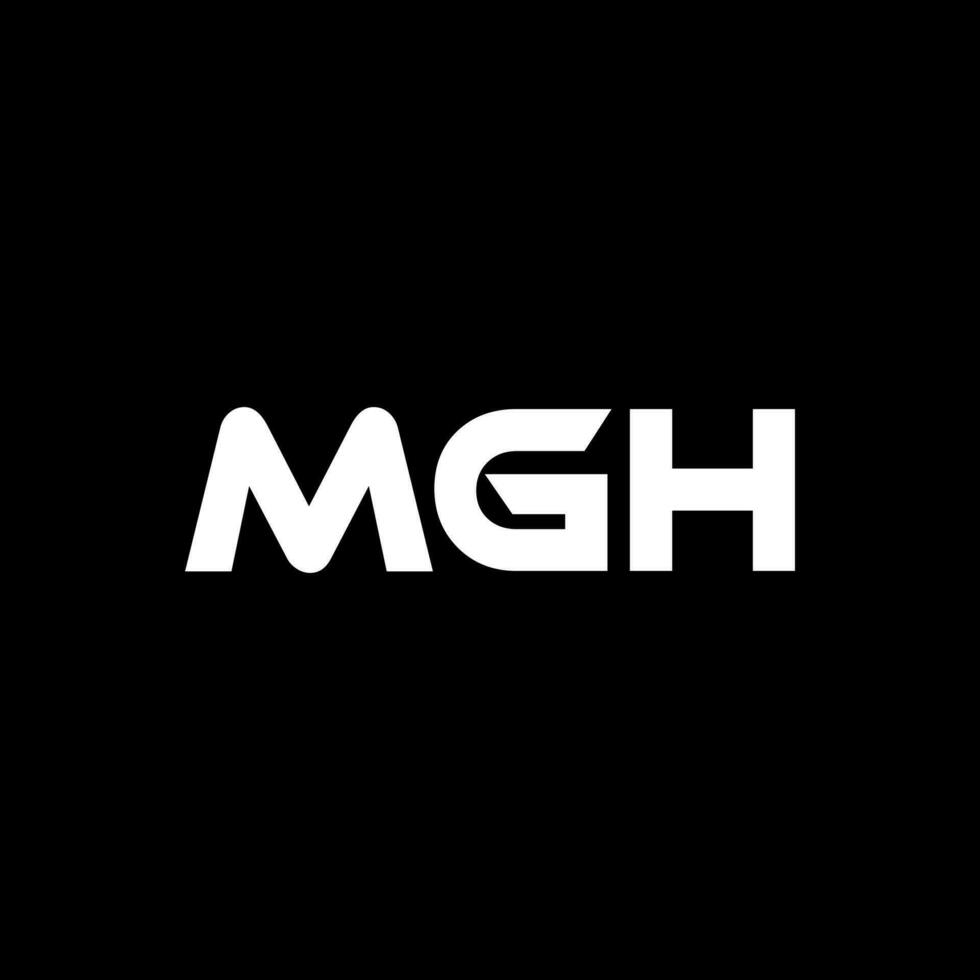 MGH Letter Logo Design, Inspiration for a Unique Identity. Modern Elegance and Creative Design. Watermark Your Success with the Striking this Logo. vector