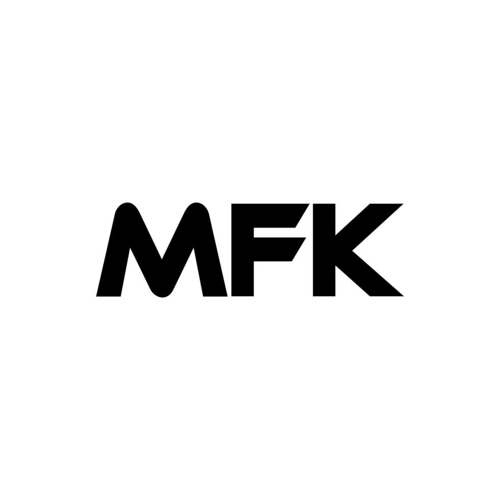 MFK Letter Logo Design, Inspiration for a Unique Identity. Modern Elegance and Creative Design. Watermark Your Success with the Striking this Logo. vector