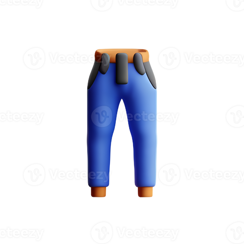 pants 3d rendering icon illustration png