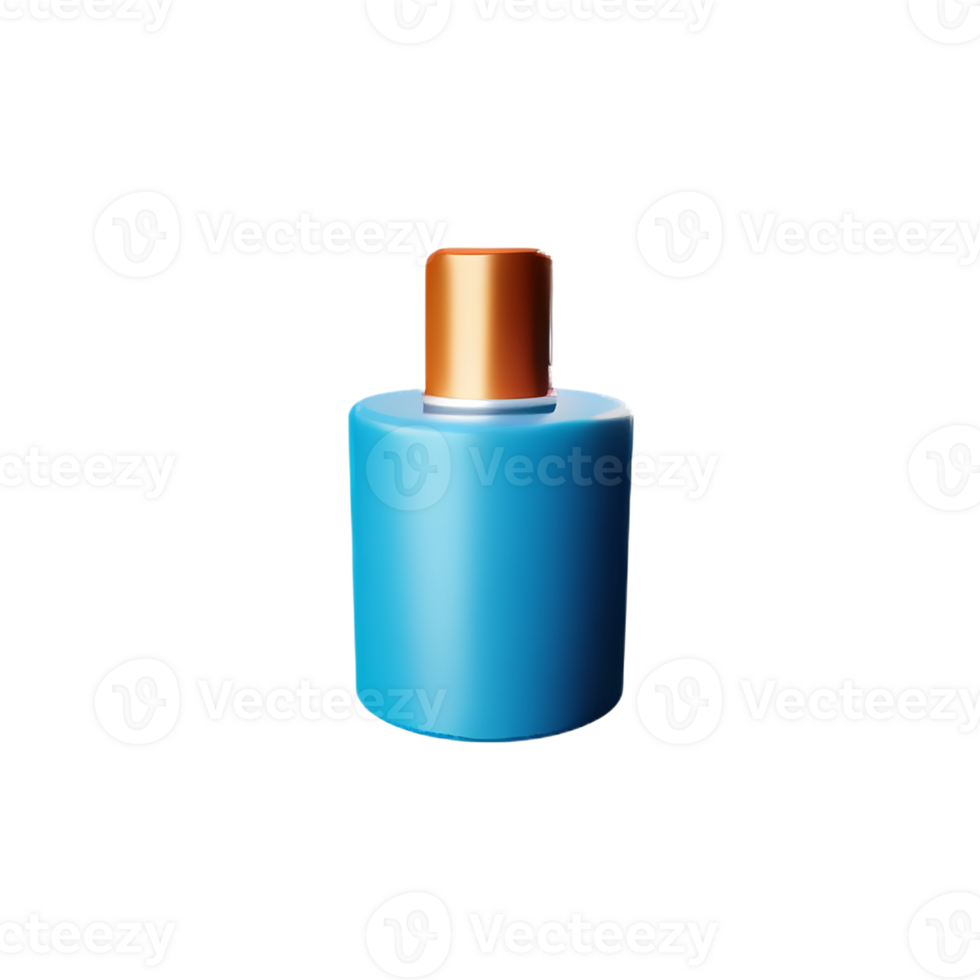nail polish 3d rendering icon illustration png