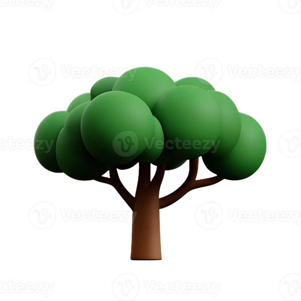 broccoli 3d rendering icon illustration png
