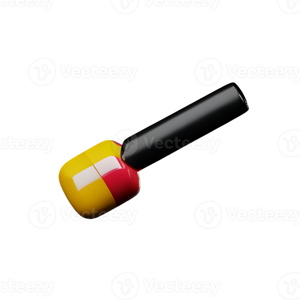 nail polish 3d rendering icon illustration png