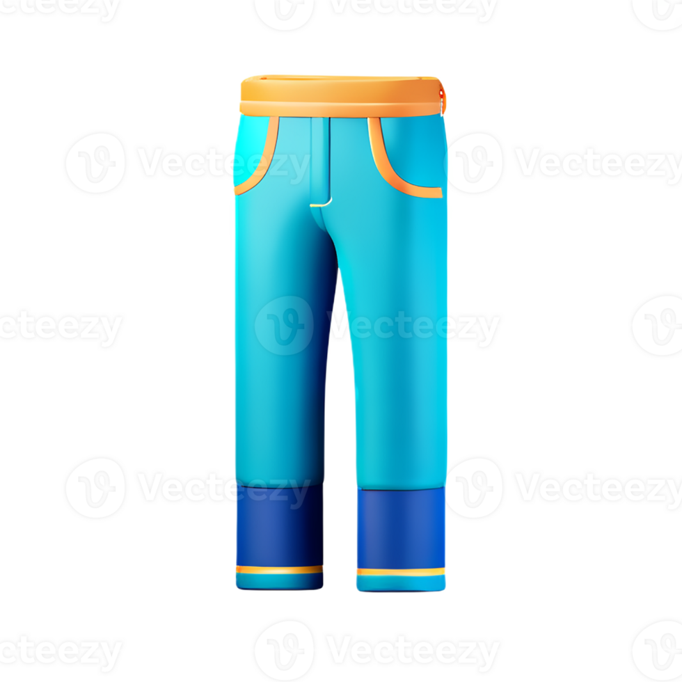 pants 3d rendering icon illustration png