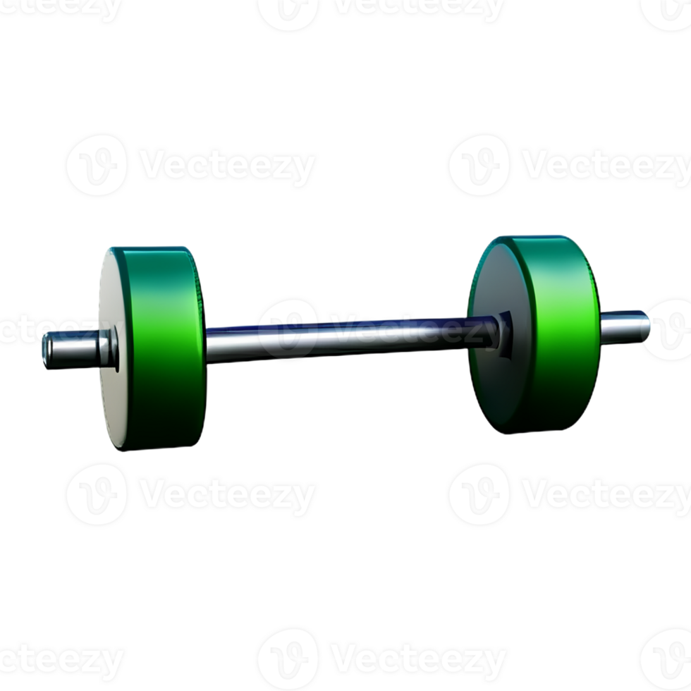 dumbbell  3d rendering icon illustration png