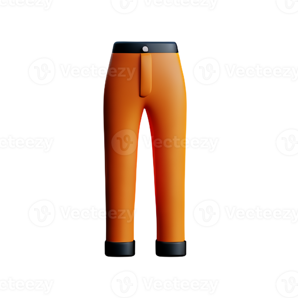 pants 3d rendering icon illustration png