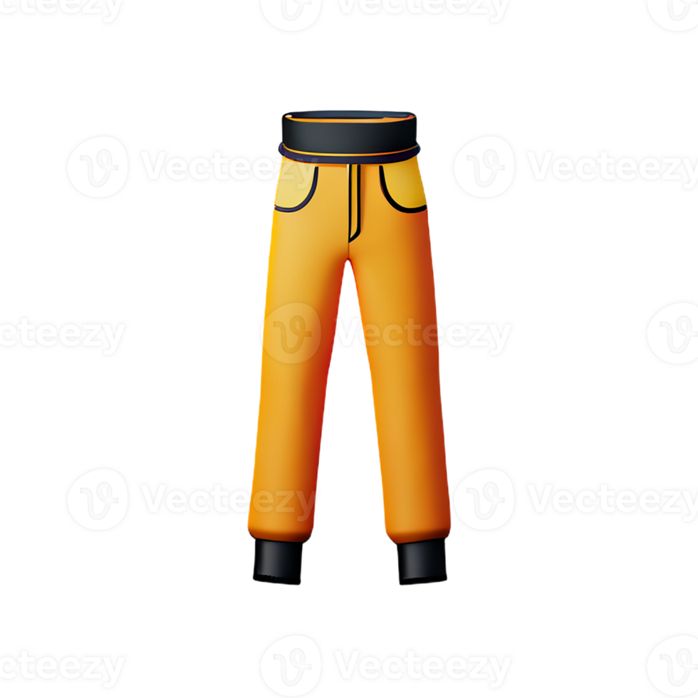 pants 3d rendering icon illustration png