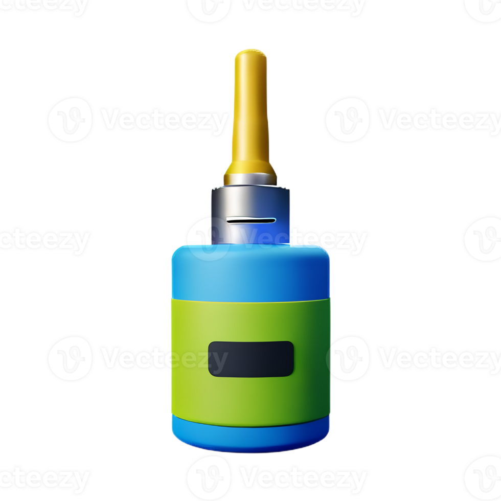 vape 3d rendering icon illustration png