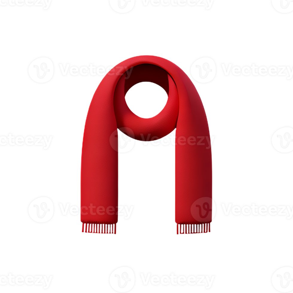 scarf 3d tolkning ikon illustration png