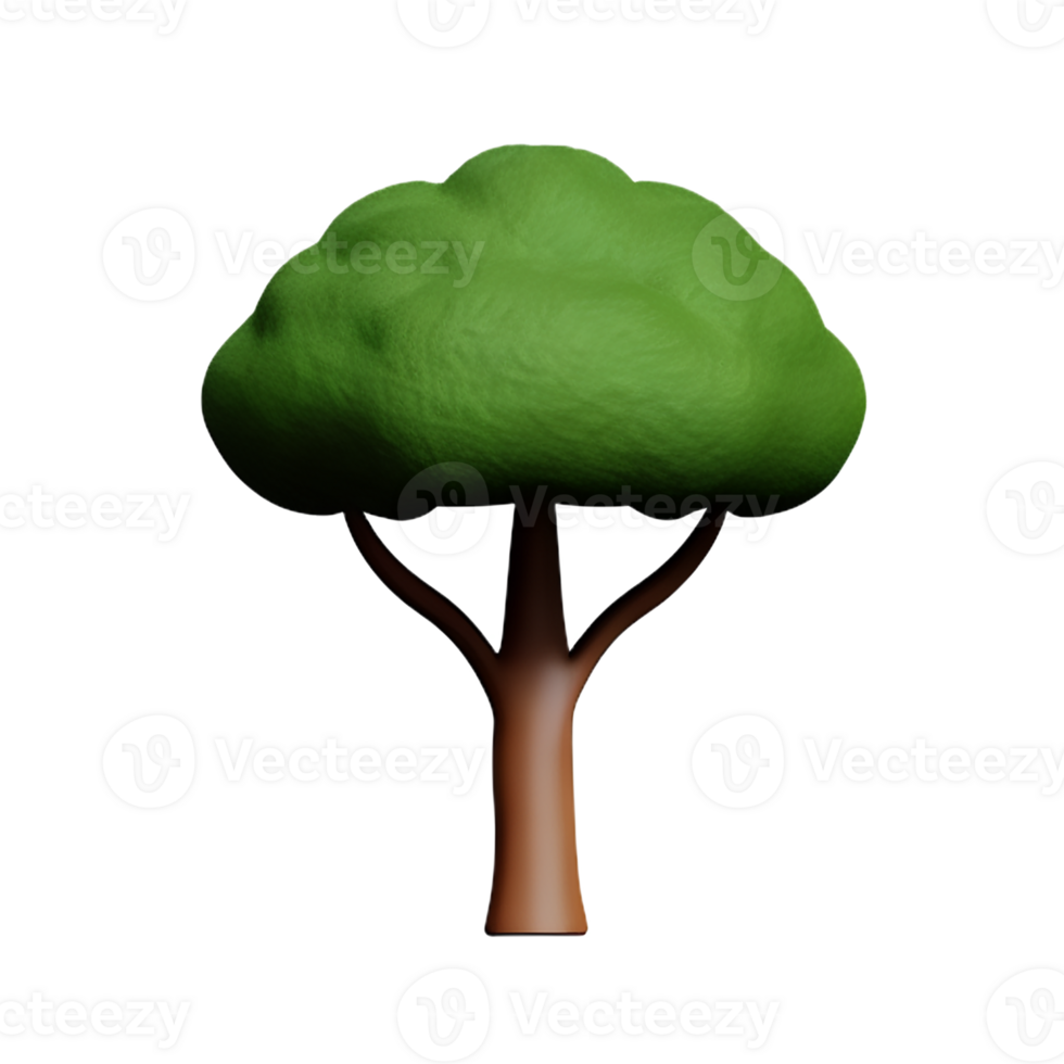 broccoli 3d rendering icon illustration png