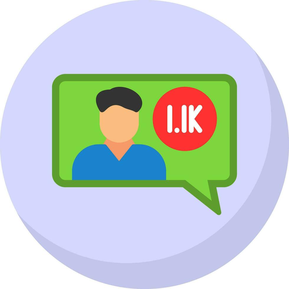 Follower Vector Icon Design