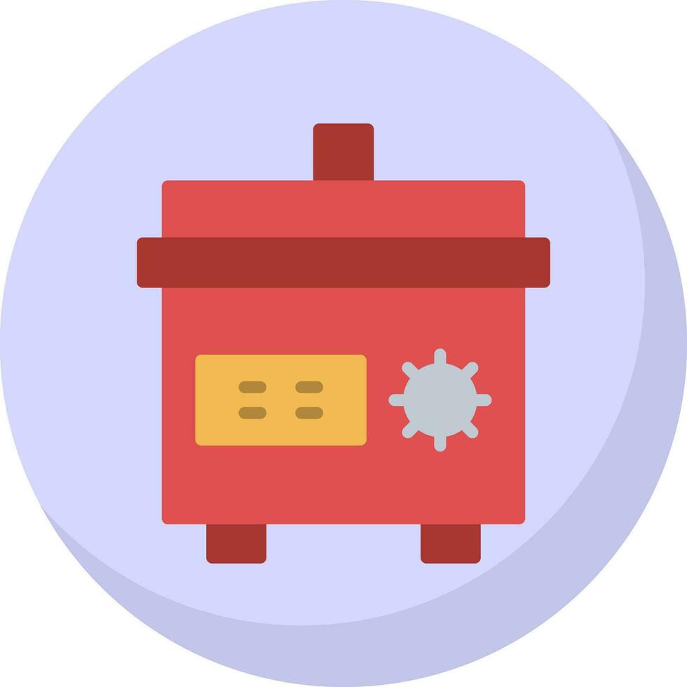 Slow cooker Vector Icon Design
