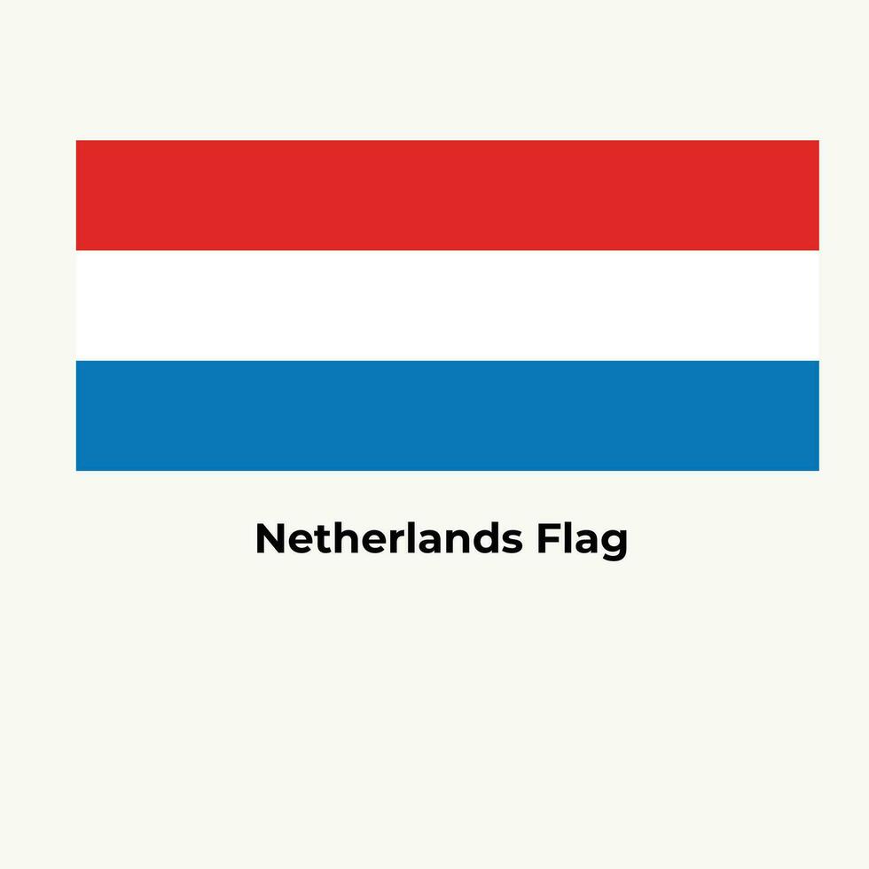 Kingdom of Netherlands Flag vector