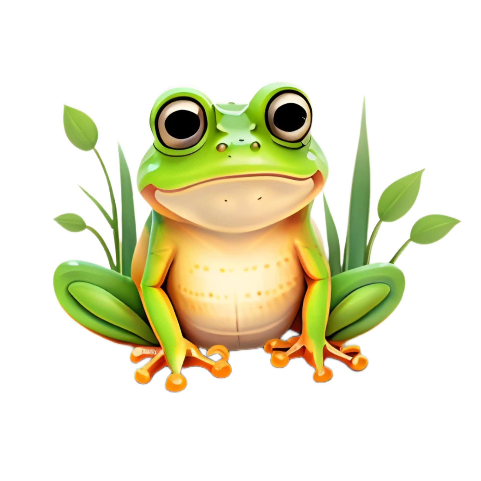Cute Frog PNG Image Transparent Background Ai Generative 29171311 PNG Cute Frog Image Transparent Background Ai Generative Free Png