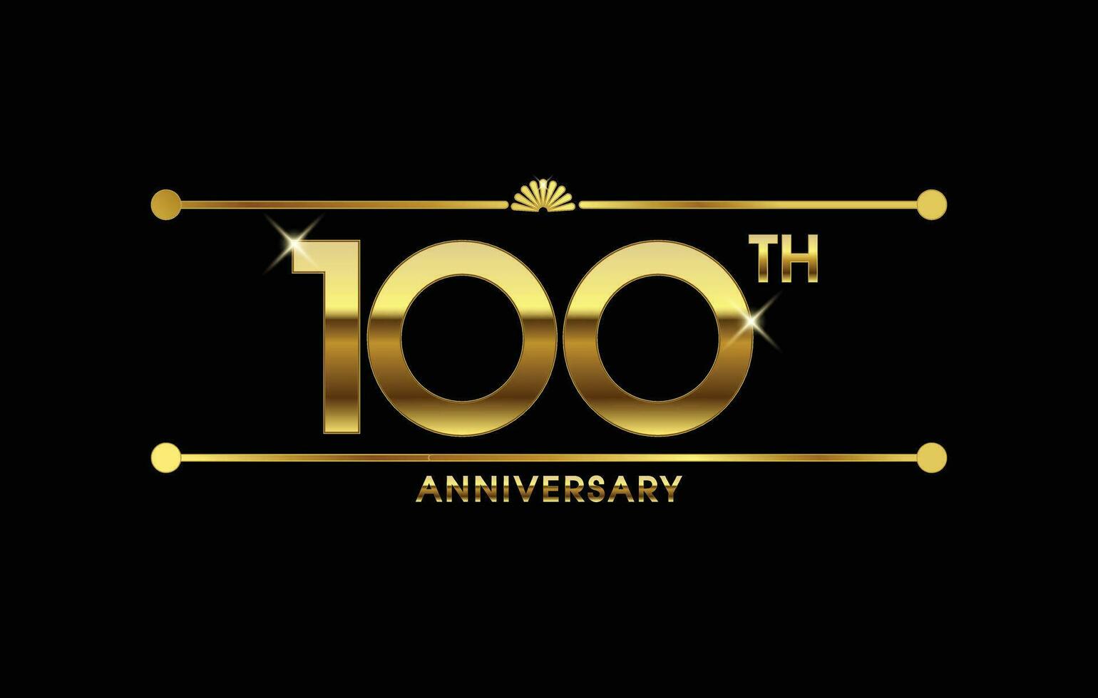 100 anniversary vector