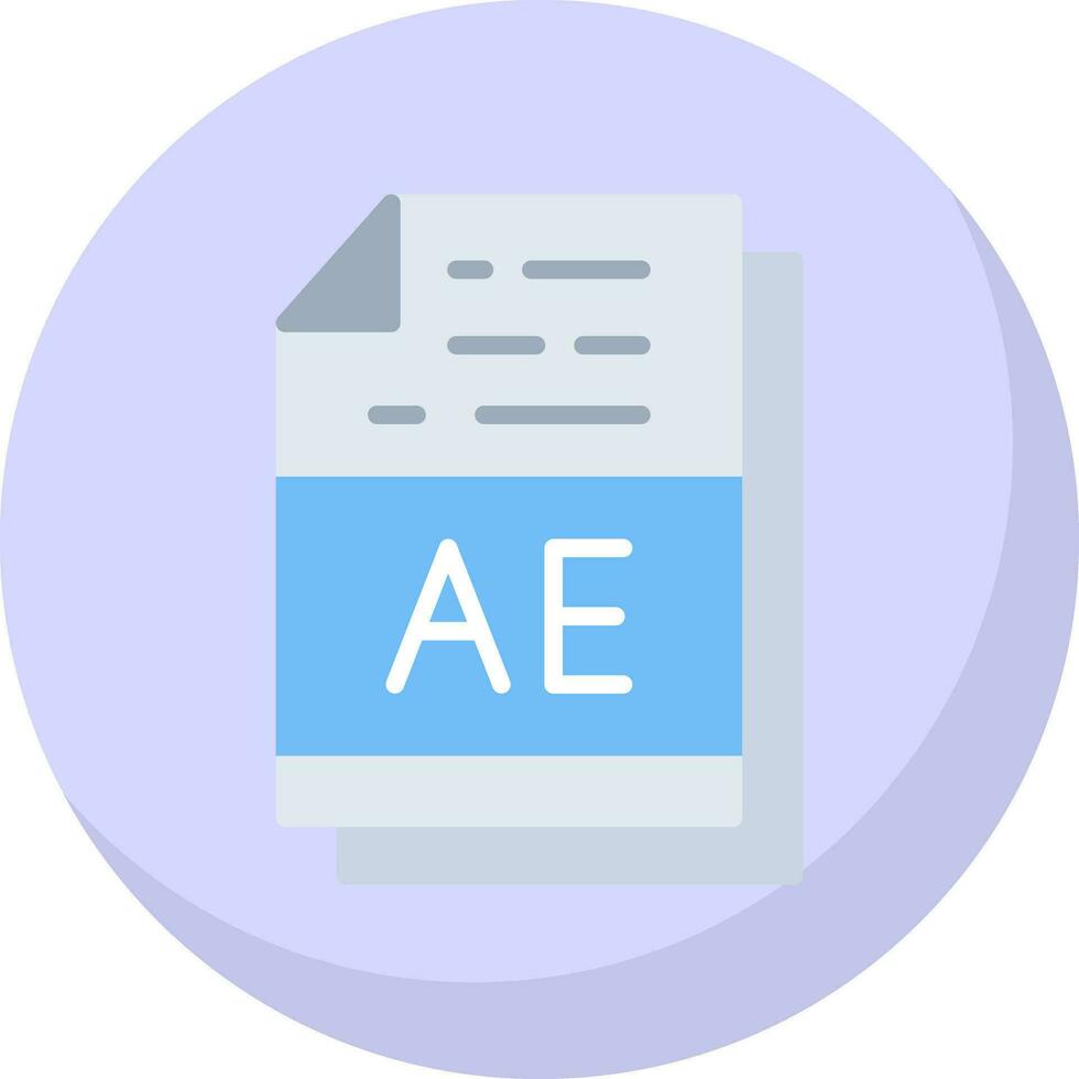 ae vector icono diseño