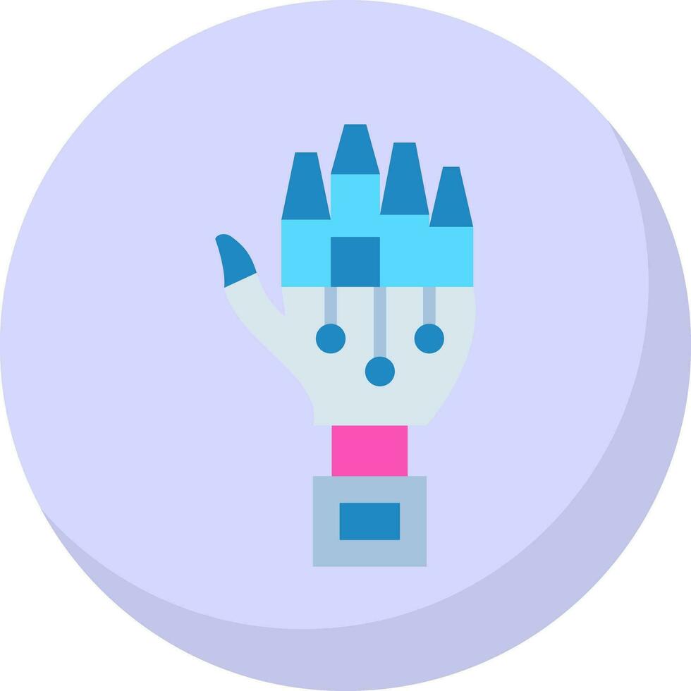 Robot hand Vector Icon Design