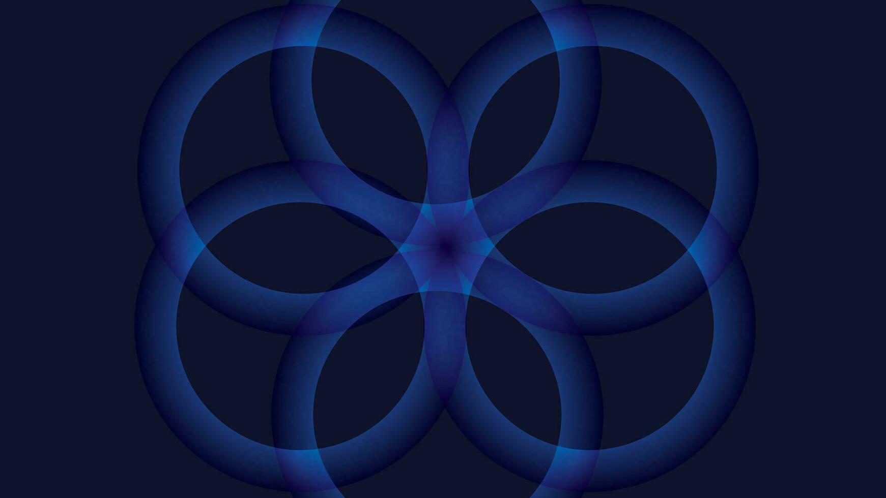 un azul resumen modelo en un oscuro antecedentes con redondo circulo abstracto, fondo de pantalla, creatividad, azul, fondo, neón, Bosquejo, degradado, diseño, ilustración, gráfico, moderno, futurista, tecnología vector