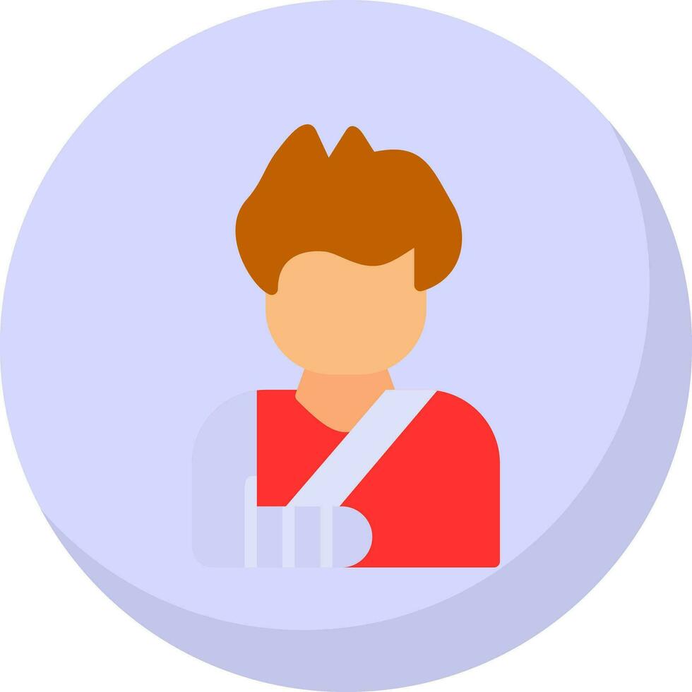 Broken arm Vector Icon Design