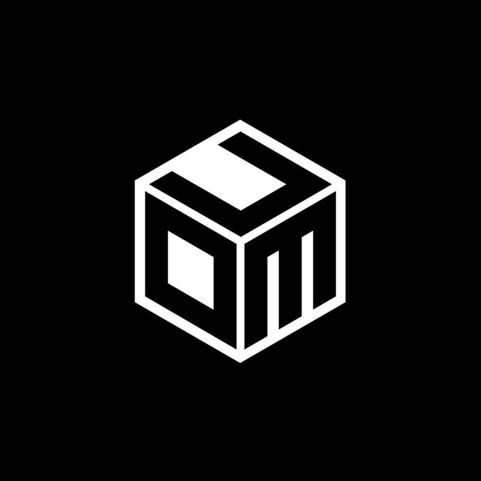 DMU Letter Logo Design, Inspiration for a Unique Identity. Modern Elegance and Creative Design. Watermark Your Success with the Striking this Logo. vector