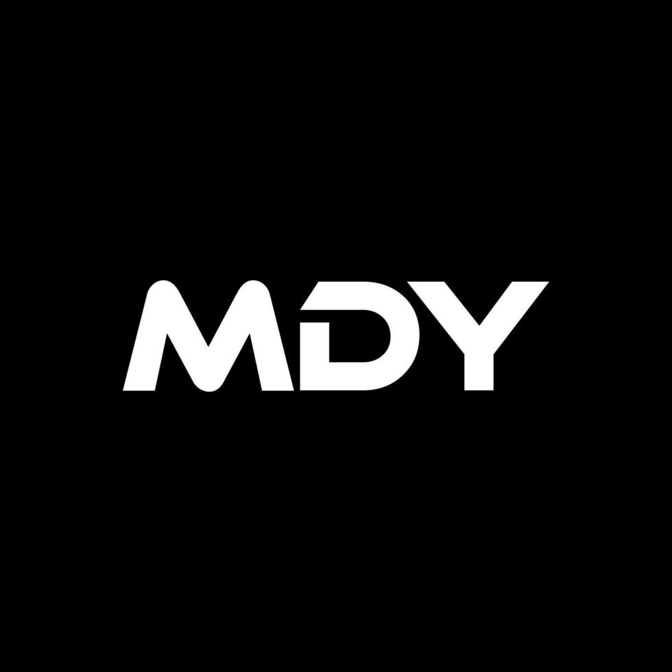 mdy letra logo diseño, inspiración para un único identidad. moderno elegancia y creativo diseño. filigrana tu éxito con el sorprendentes esta logo. vector