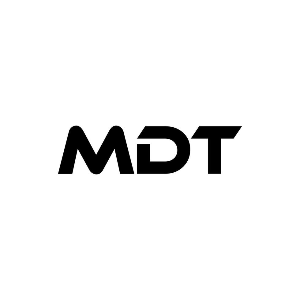 MDT Letter Logo Design, Inspiration for a Unique Identity. Modern Elegance and Creative Design. Watermark Your Success with the Striking this Logo. vector