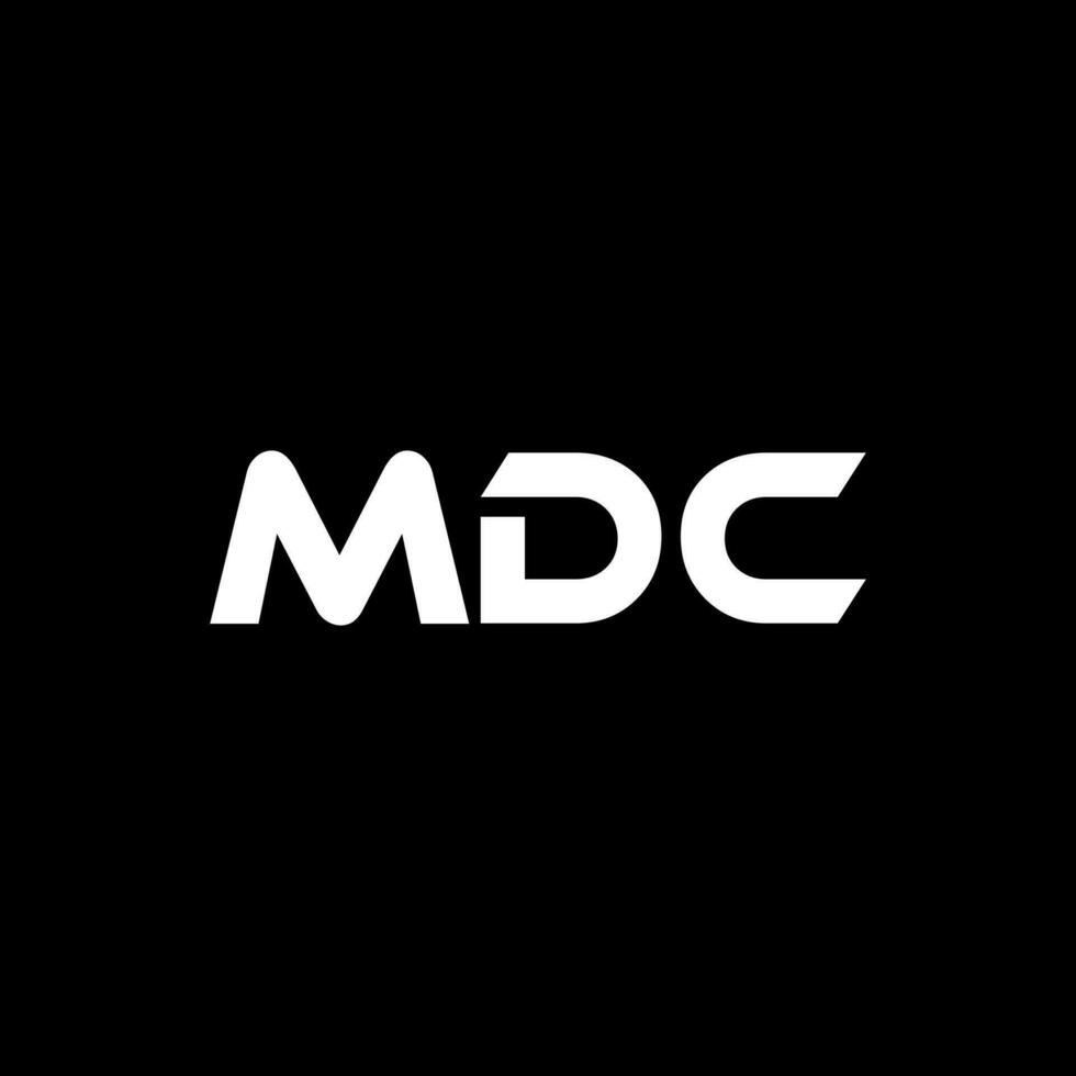 MDC Letter Logo Design, Inspiration for a Unique Identity. Modern Elegance and Creative Design. Watermark Your Success with the Striking this Logo. vector