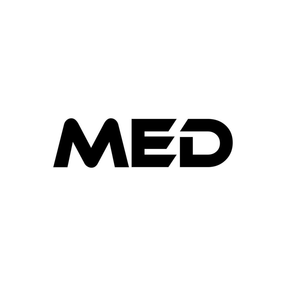 MED Letter Logo Design, Inspiration for a Unique Identity. Modern Elegance and Creative Design. Watermark Your Success with the Striking this Logo. vector