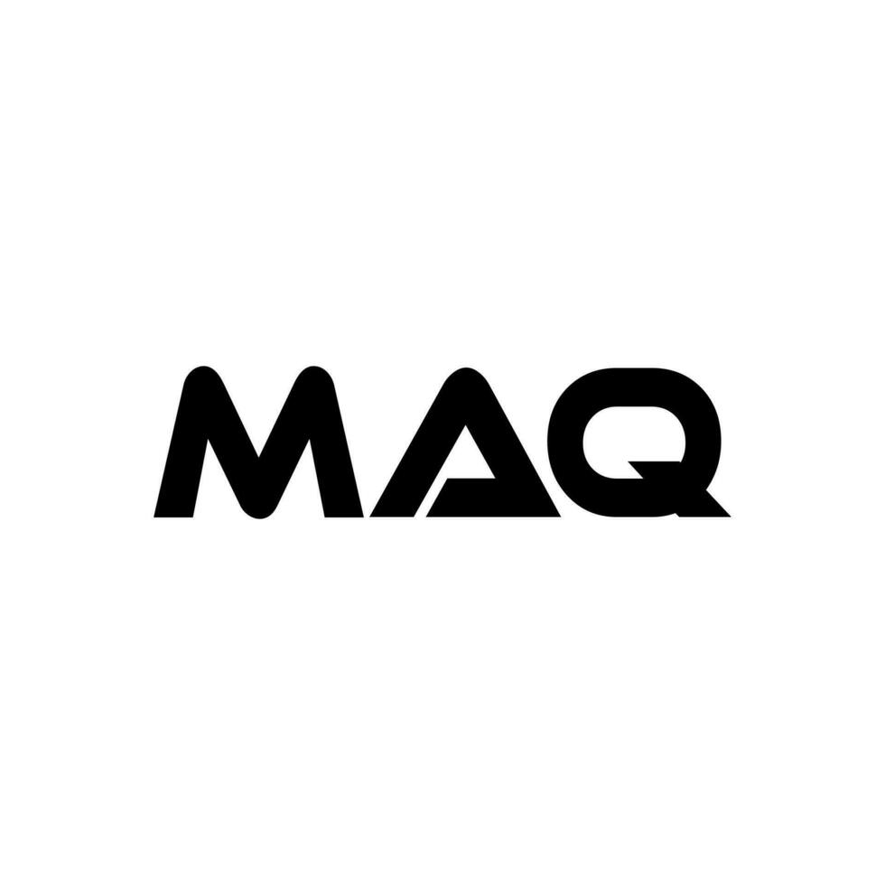 MAQ Letter Logo Design, Inspiration for a Unique Identity. Modern Elegance and Creative Design. Watermark Your Success with the Striking this Logo. vector