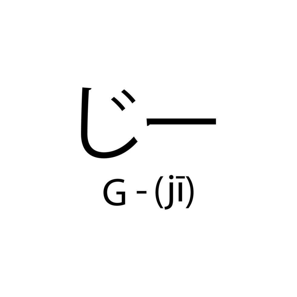 letters of the alphabet in Japanese vector