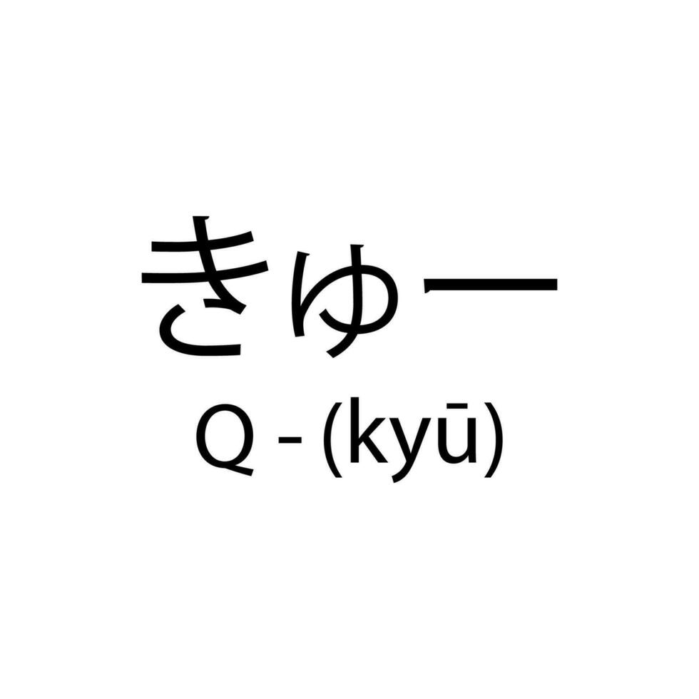 letters of the alphabet in Japanese vector