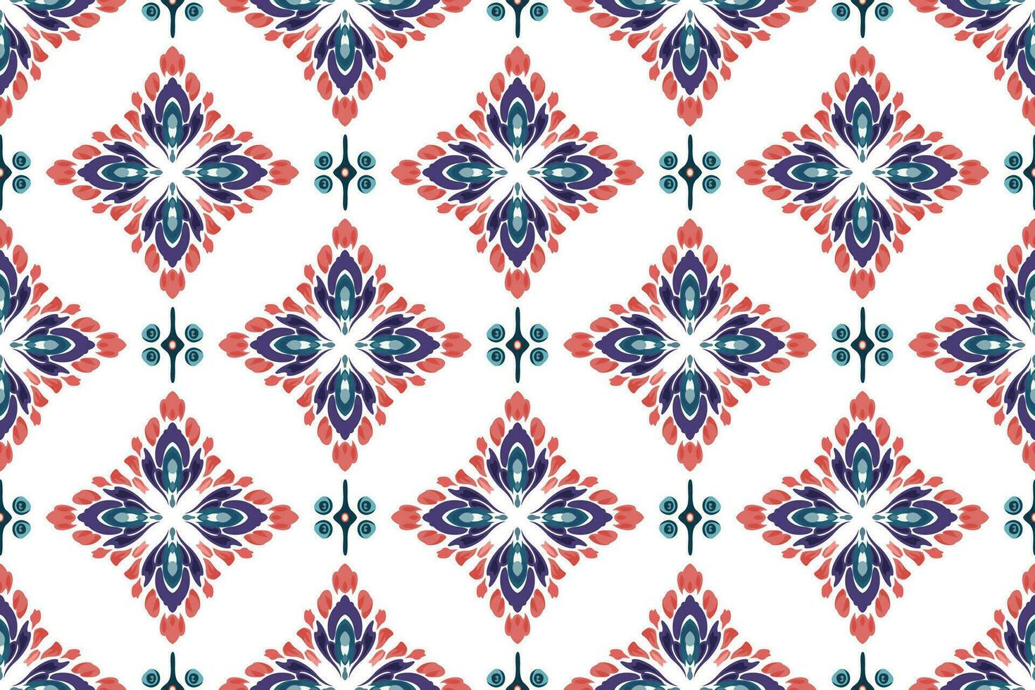 Abstract ethnic seamless pattern design. Aztec fabric carpet boho mandalas decorated. Tribal native motif traditional embroidery vector background