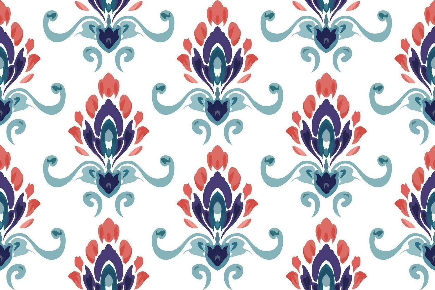 Abstract ethnic seamless pattern design. Aztec fabric carpet boho mandalas decorated. Tribal native motif traditional embroidery vector background