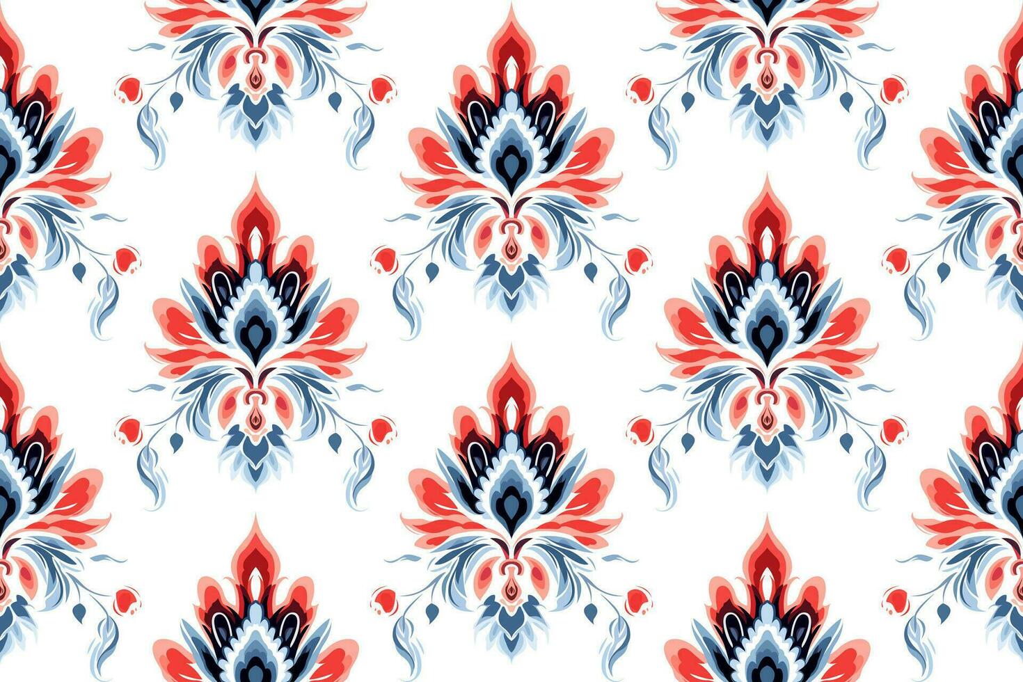 Abstract ethnic seamless pattern design. Aztec fabric carpet boho mandalas decorated. Tribal native motif traditional embroidery vector background