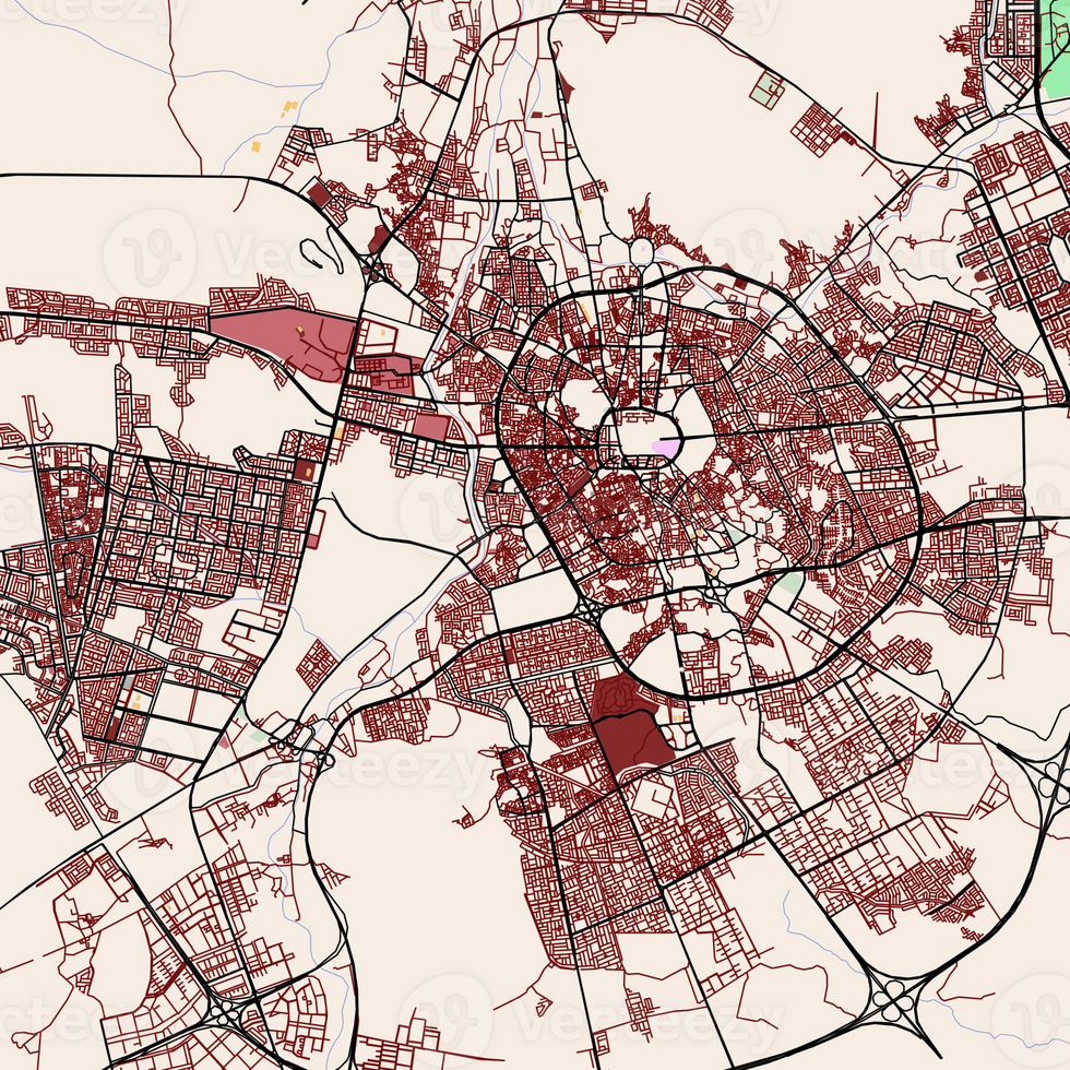 Map of Al Madinah Al Munawwarah, Saudi Arabia. png