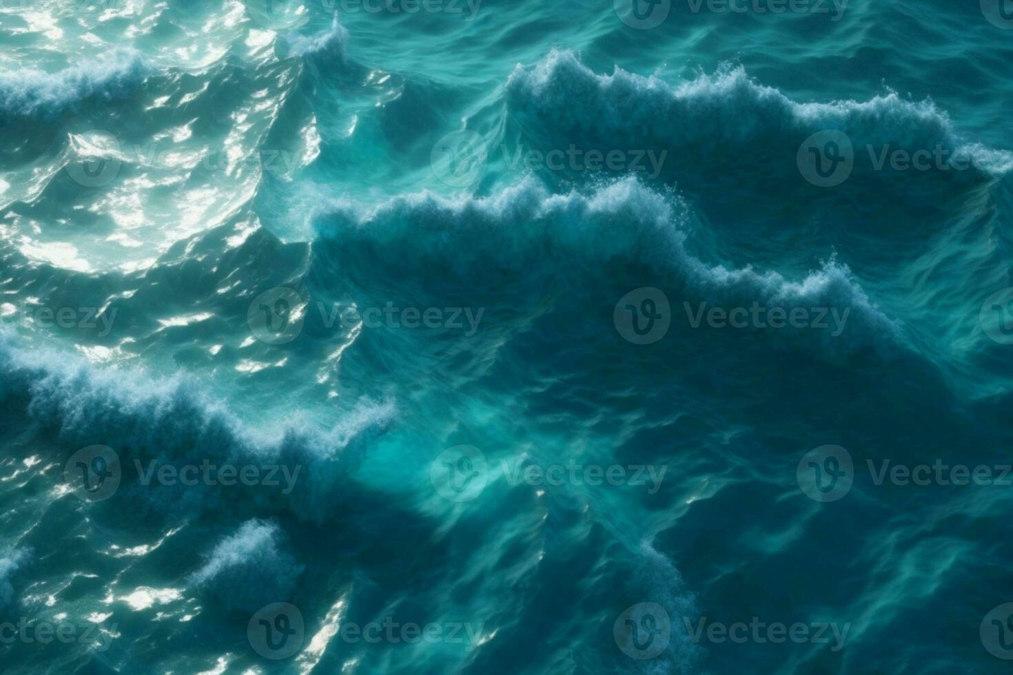 blue sea water texture. AI generated photo