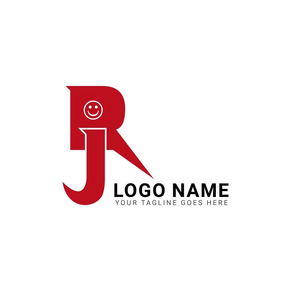 RJ initial monogram logo. RJ Letter Linked Monogram Logo Design photo