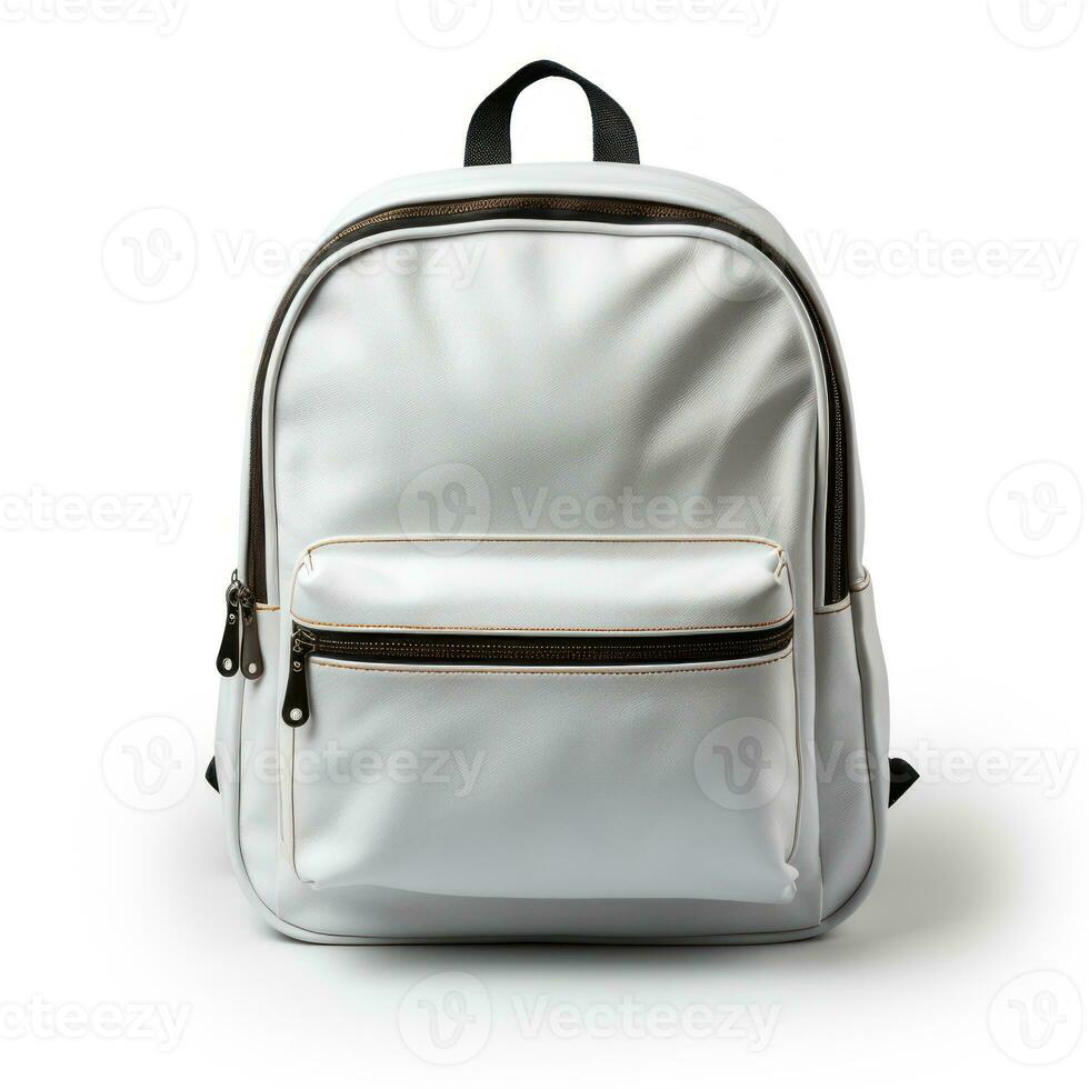 Elegant style bag isolated on white background, for product mockup, decoration, online selling, equipment, social media, advertising etc. Ai's generative image photo