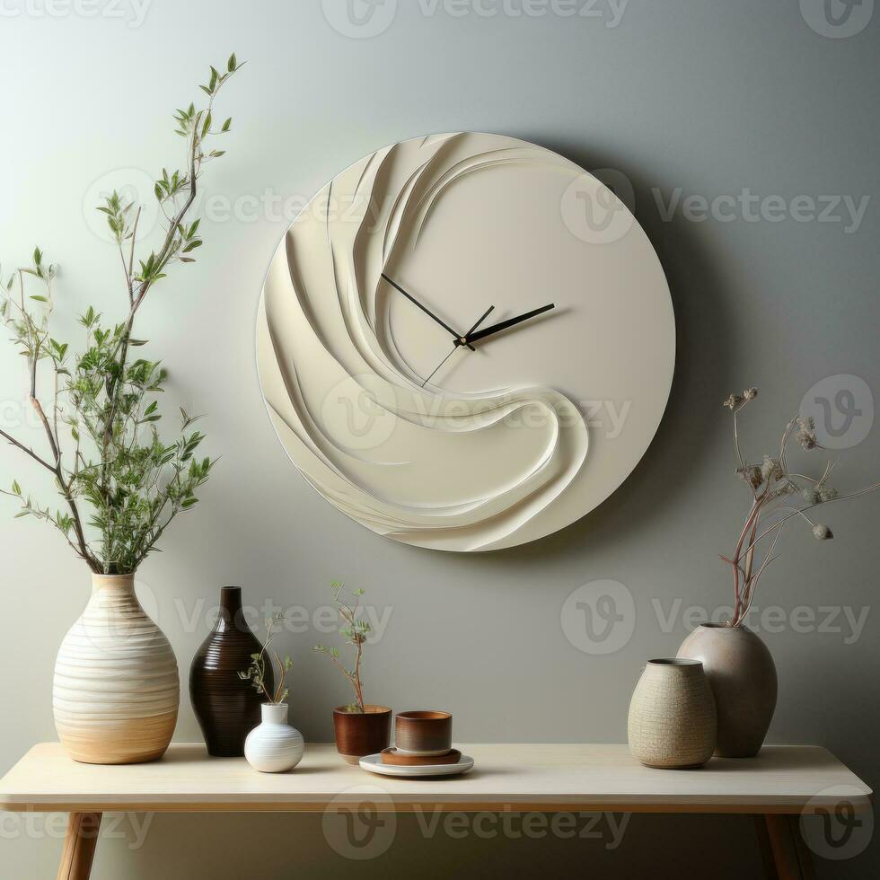 Home decor, with interior wall clocks, home accessories, comfort ...