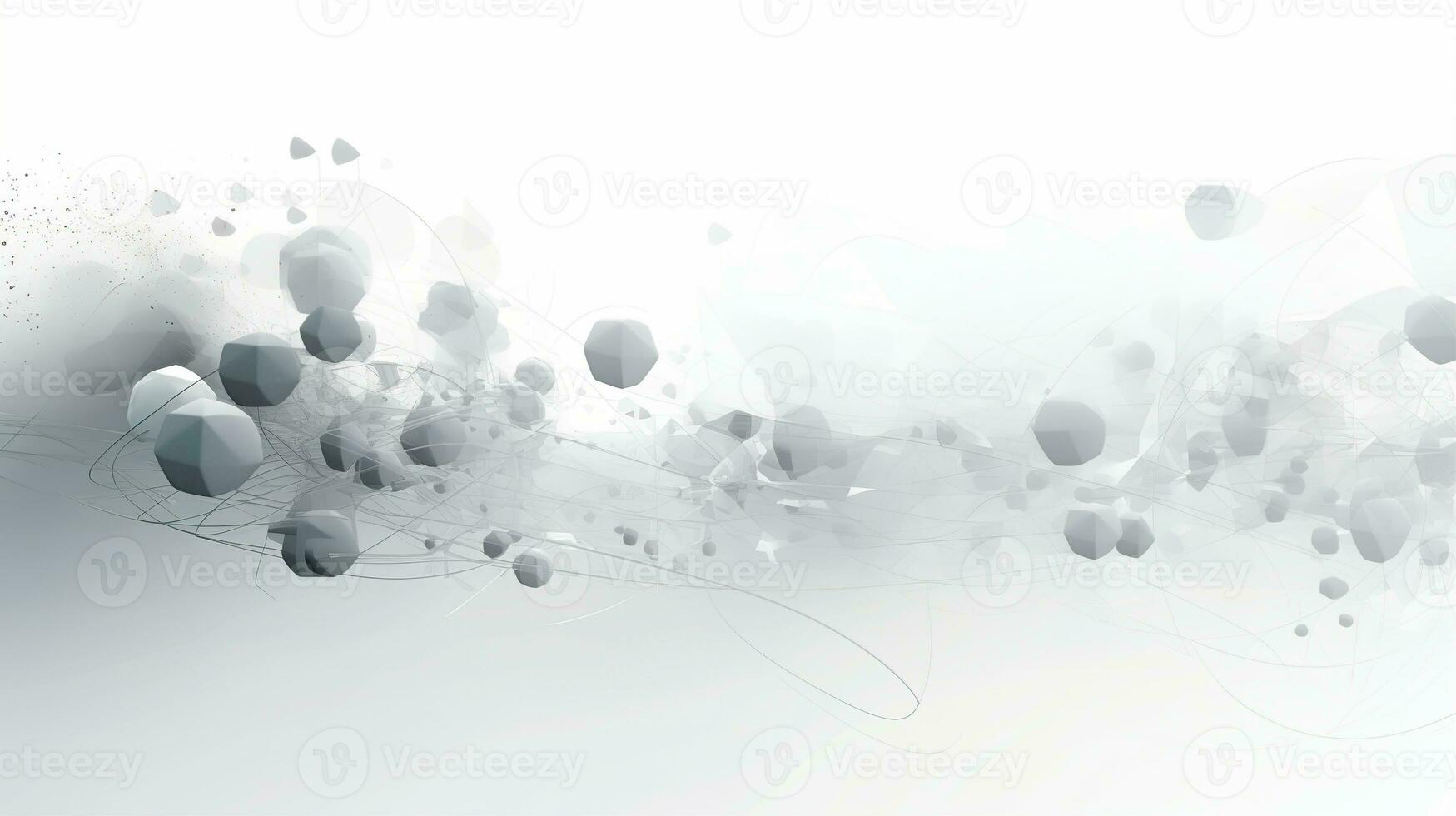 White abstract background, in the style of light white and light gray. Created with Generative AI photo