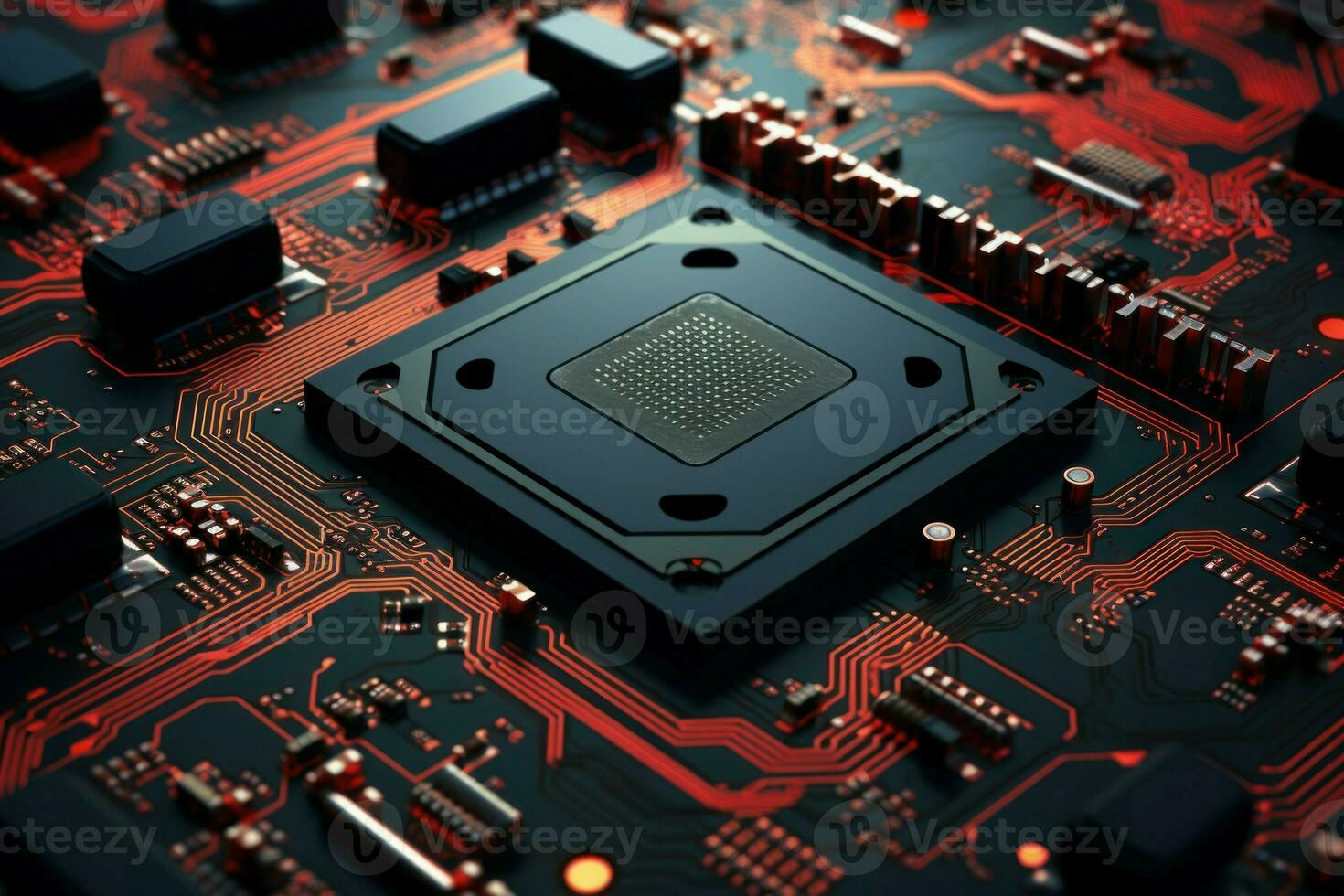 Digitalization processor. Generate Ai photo