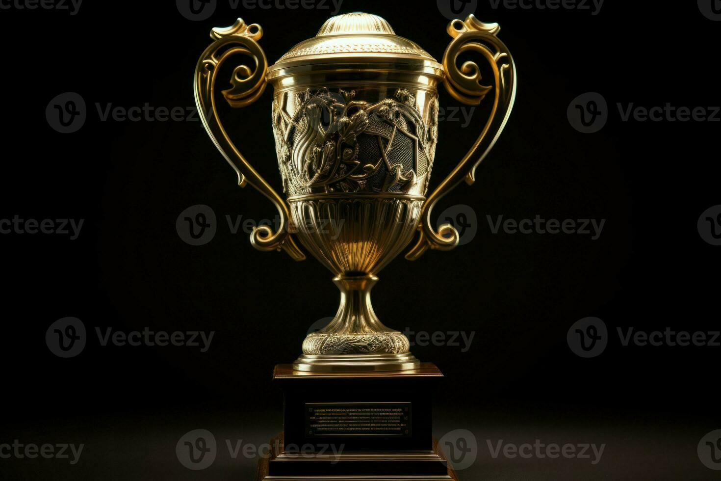 Grandeur Championship trophy. Generate Ai photo